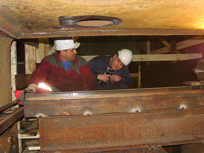 Фрезеровка поверхностей ножниц горячей резки